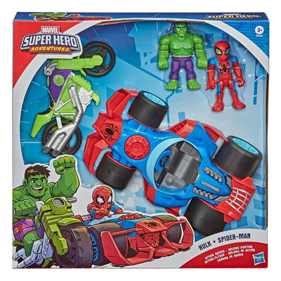 Hasbro super héros aventures action racers - 2 voitures de course