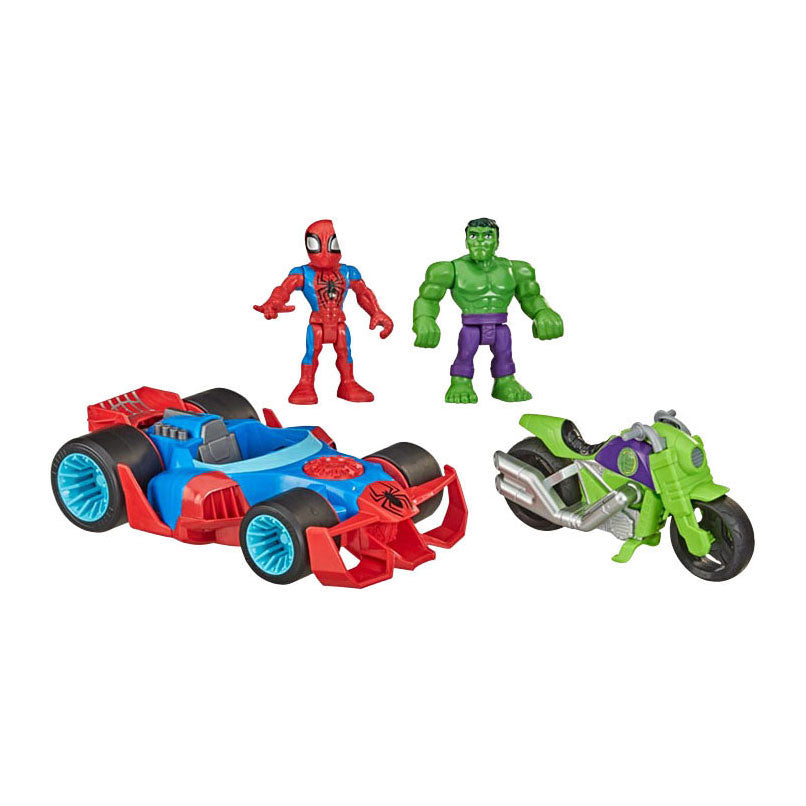 Hasbro super héros aventures action racers - 2 voitures de course