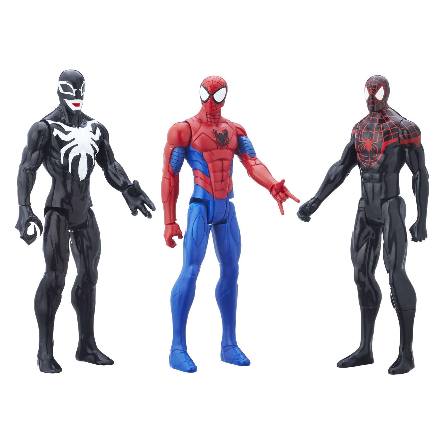 Hasbro - Spider Man - Titan Heroes - Lot de 3 figurines de jeu