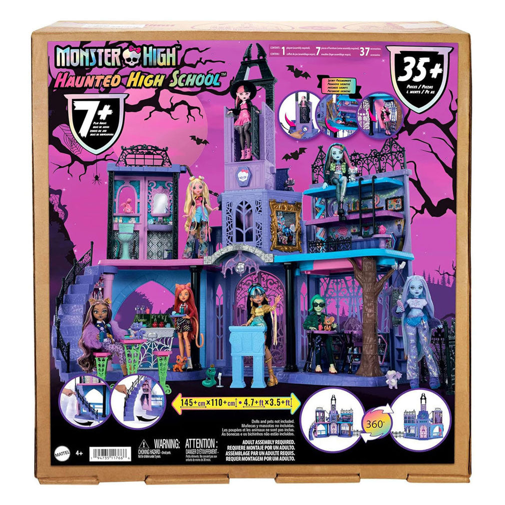 Maison de poupée hantée du lycée Mattel - 35 pcs.