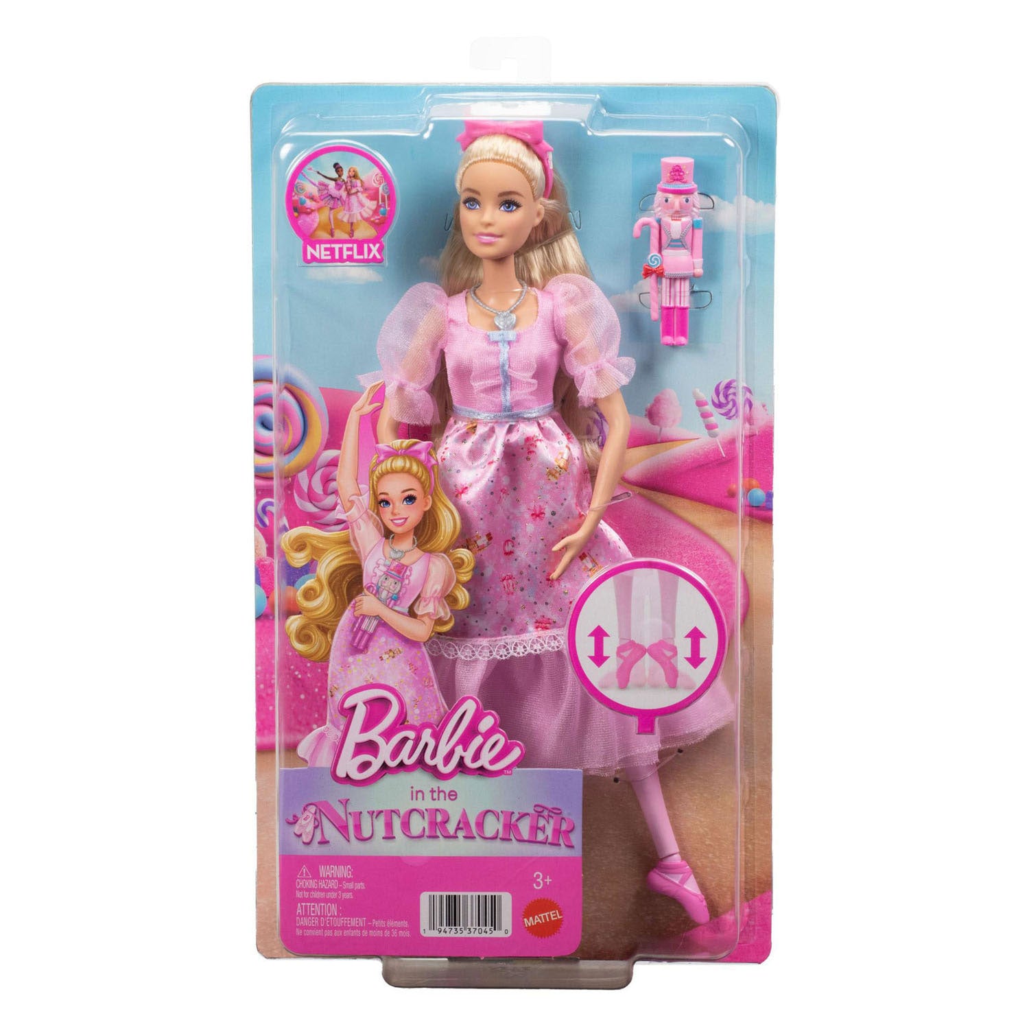 Poupée Barbie dans Casse-Noisette Clara Ballerine - avec chevilles mobiles
