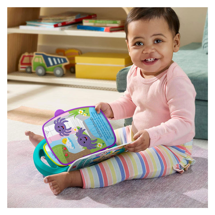 Fisher-Price apprend des versets amusants d'un livre d'histoires - livre musical avec lumières et sons
