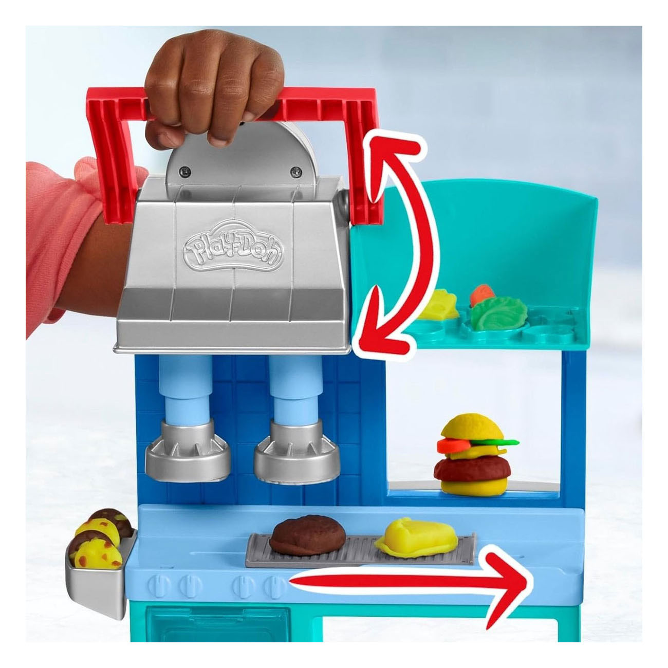Restaurant de chefs animées Playdoh