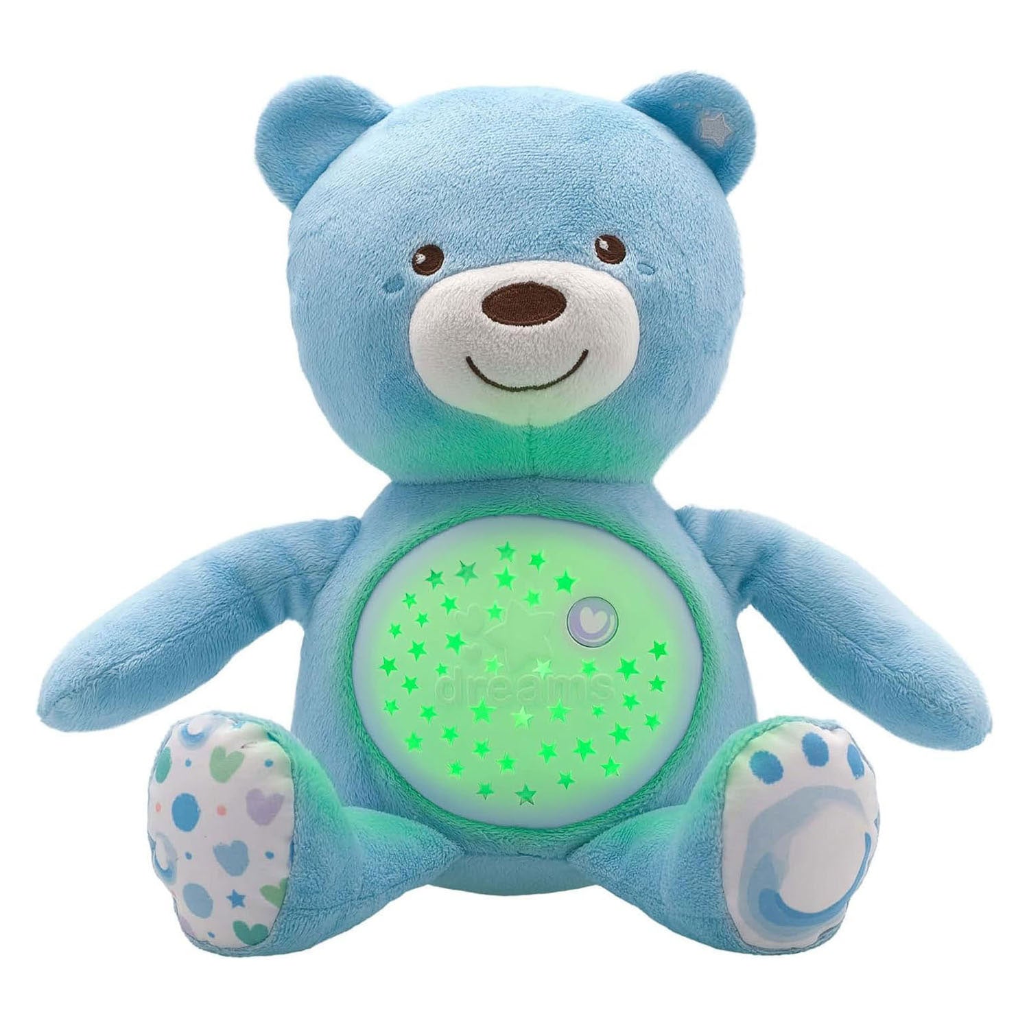 Chicco peluche projecteur bébé ours premiers rêves bleu