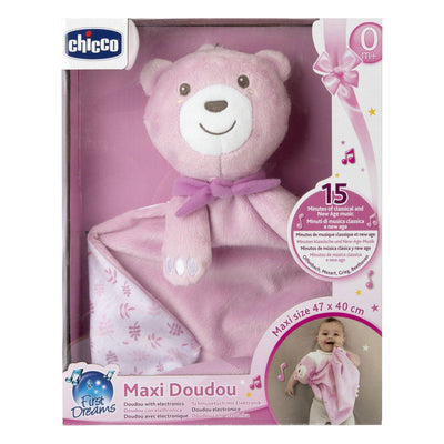 Maxi peluche rose 47x40cm