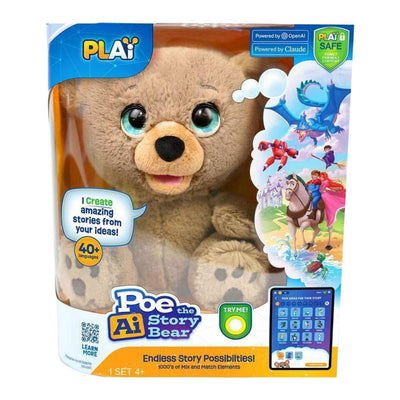 Pic Poe, la peluche ours interactive à histoire d'IA