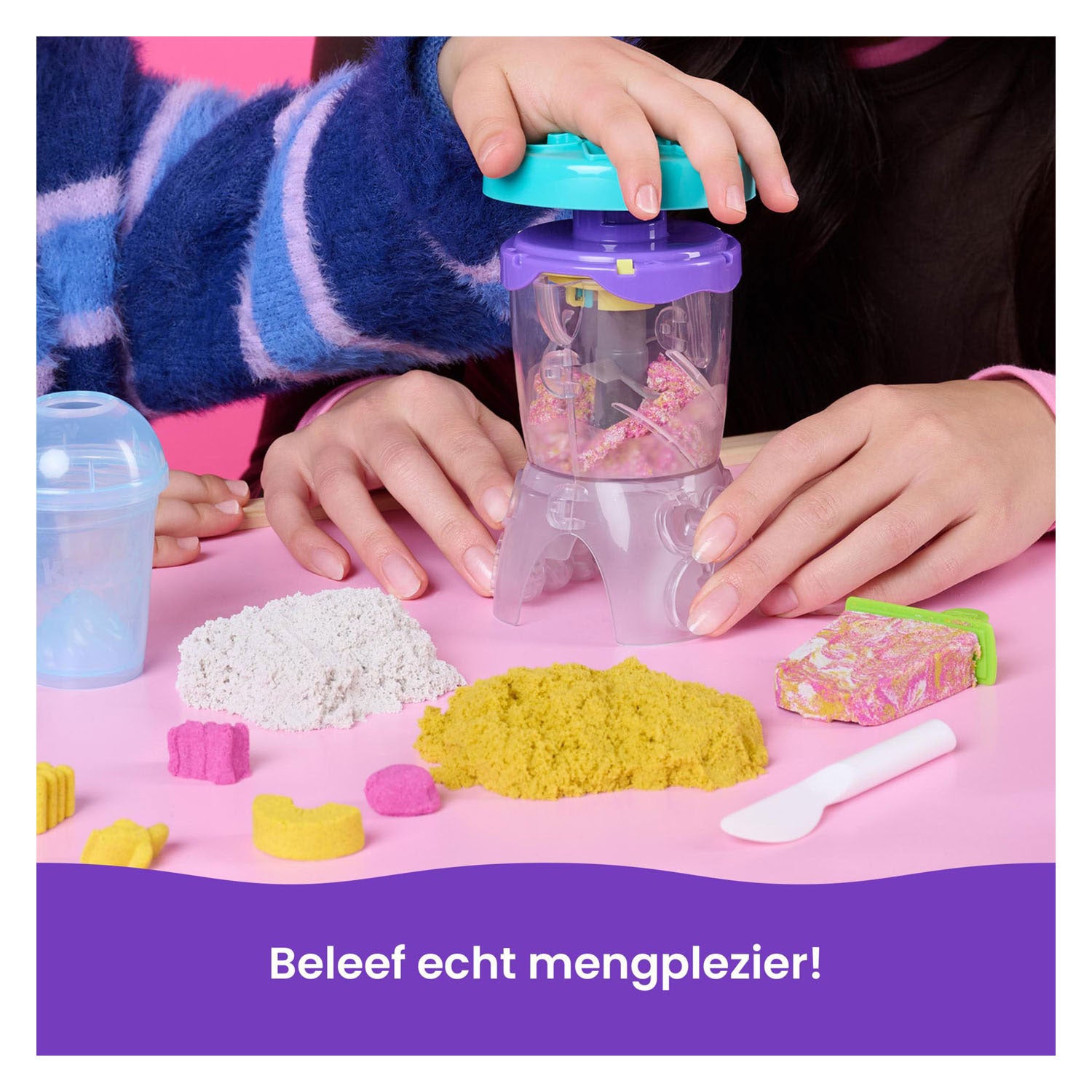 Mélangeur de smoothie au sable cinétique | 2 pièces