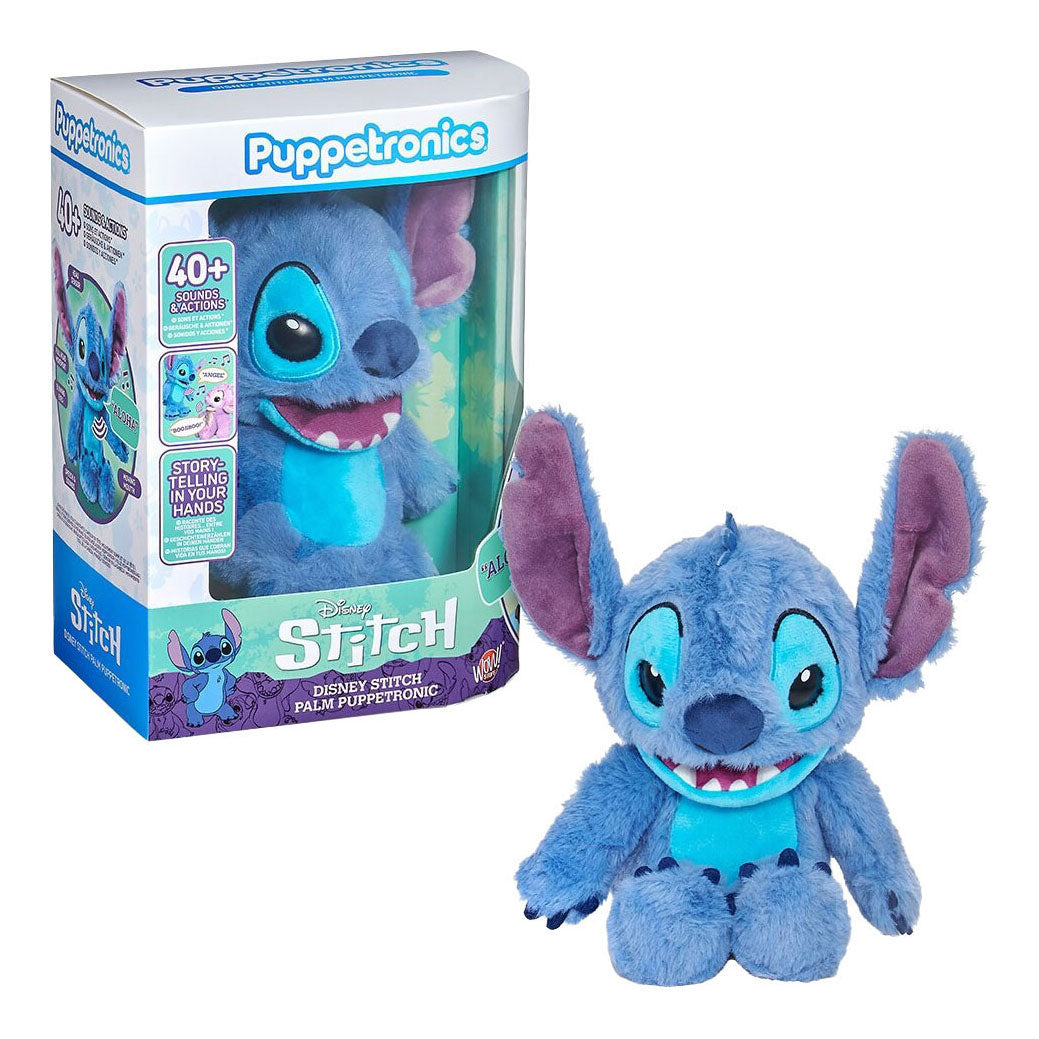 Peluche interactive Disney Stitch Palm Puppetronic