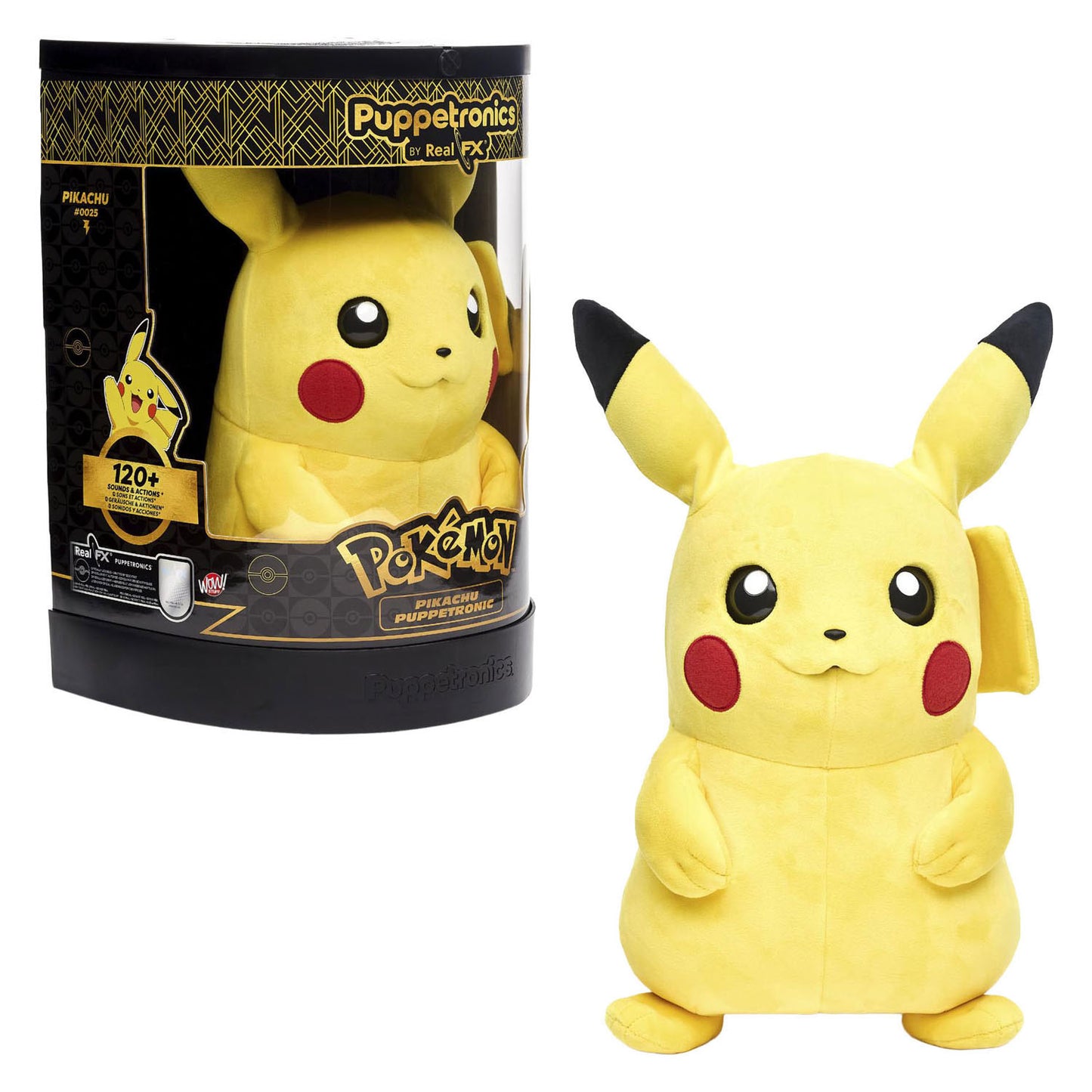 Peluche interactive Real FX Pikachu