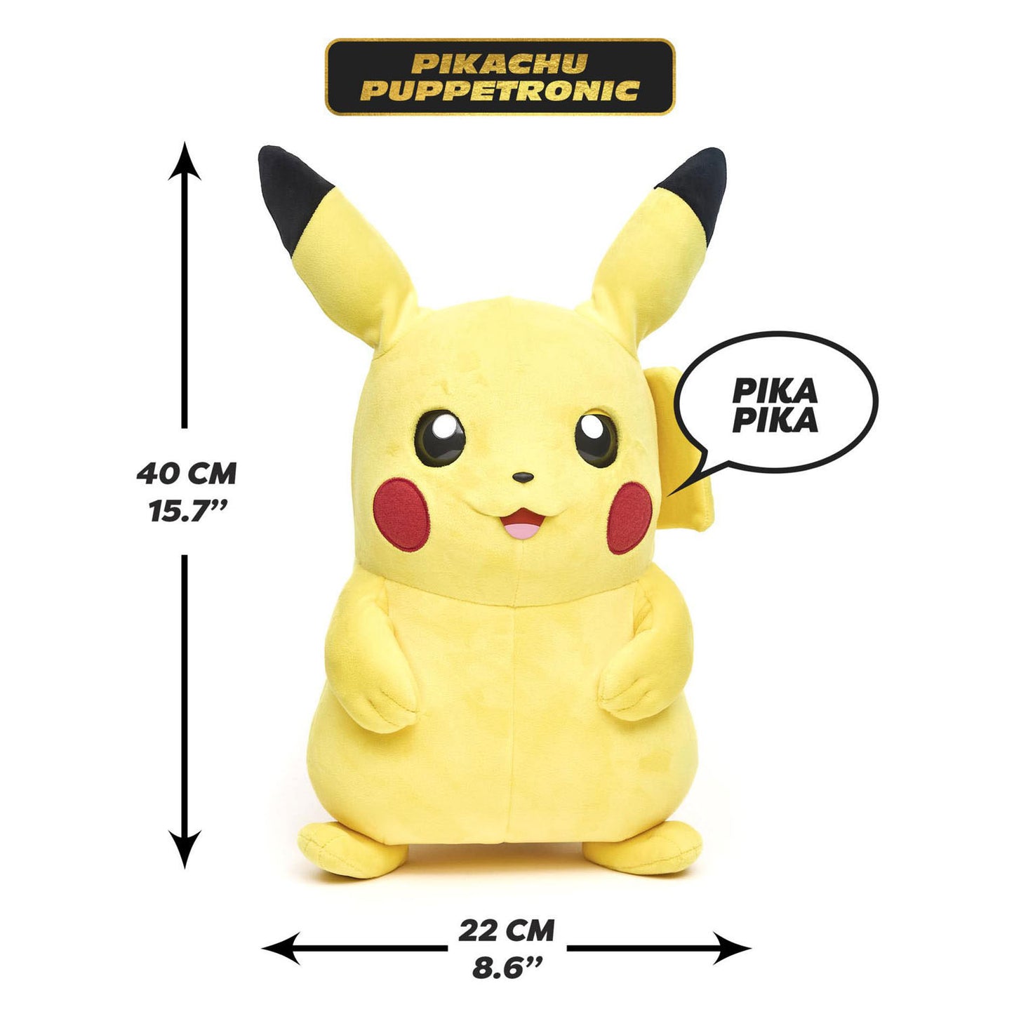 Peluche interactive Real FX Pikachu