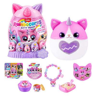 Oeuf surprise Zuru rainbocorns eggzania kitty mania