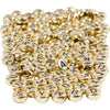 Perles lettres Creativ Company, d 7 mm, diamètre du trou 1 mm, env. 1500 pièces, or, 165 gr 1 boîte