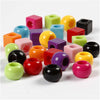 Perles en plastique Creativ Company, taille 11 mm, diamètre du trou 7 mm, env. 60 pièces, différentes couleurs, 75 g, 150 ml 1 boîte