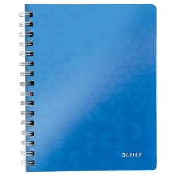 Cahier d'exercices wow leitz à carreaux a5 bleu