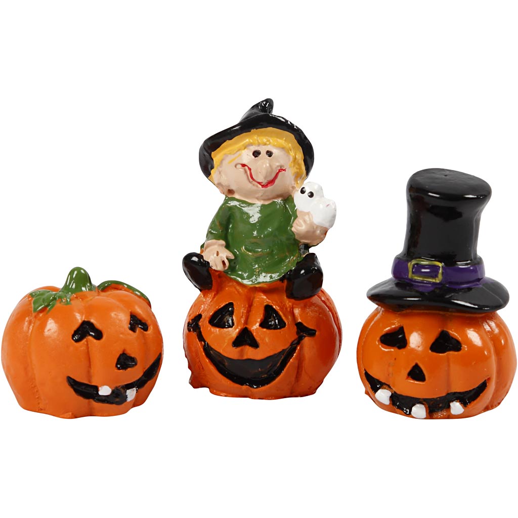 Figurines miniatures Creativ company, h : 1,5-3,5 cm, l : 2 cm, l : 2 cm, 3 pièces 1 boîte