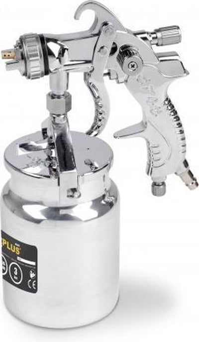 Pistolet à peinture à air comprimé Powerplus powair0110 - pistolet à peinture de 3 bars et 1 l - peut être utilisé avec compresseur
