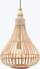 Lampe à suspension Eglo amsfield - e27 - ø 35 cm - marron