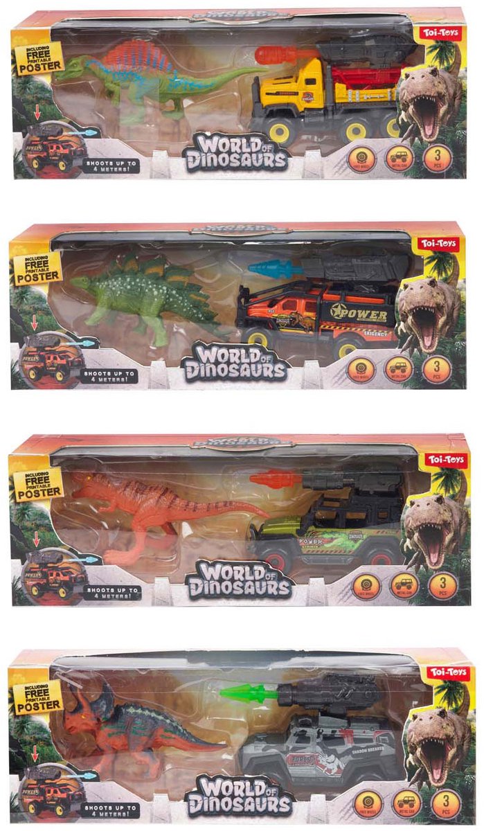 Toi-toys ensemble de jeu chasseur de dinosaures