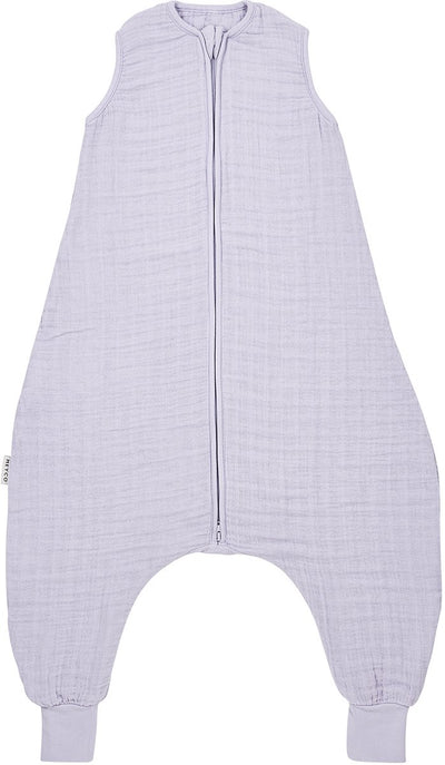 Meyco baby uni baby summer sleep salopette pull - hydrophile prélavé - lavande douce - 104 cm - 0,5 t