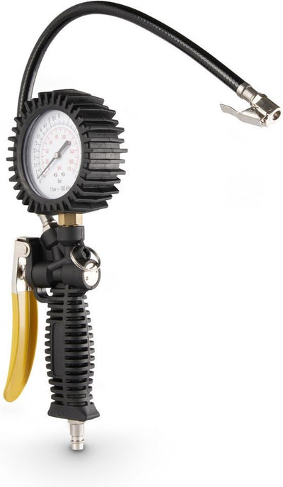 Pistolet de gonflage pneumatique Powerplus powair0102 - max. pression : 8bar - incl. manomètre