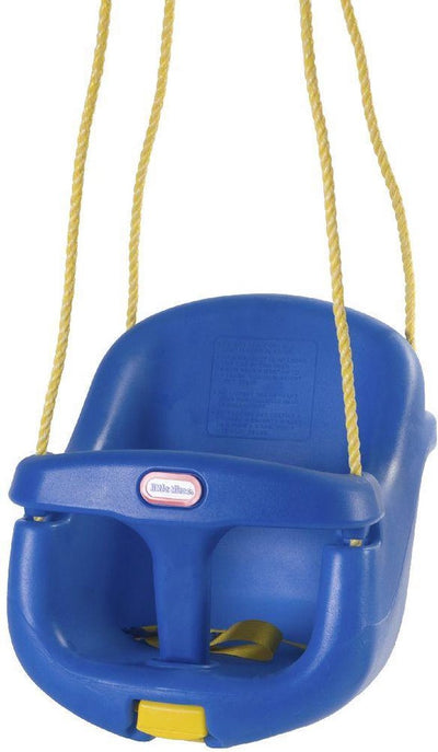 Little Tikes tout-petit à dossier haut - balançoire bleue