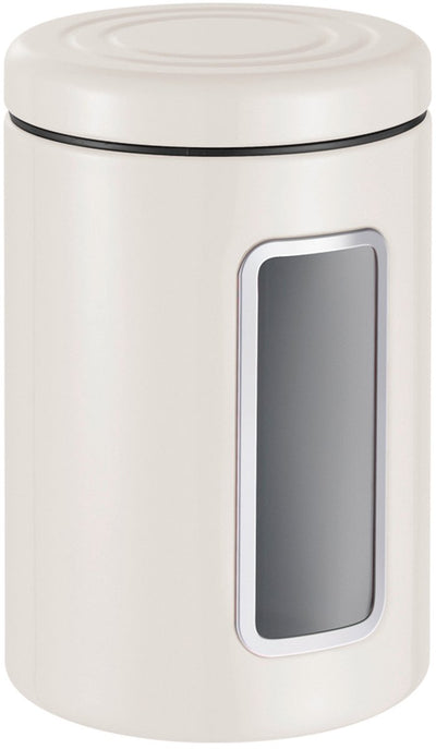 Conteneur de stockage Wesco classic line avec fenêtre | 2 litres | métal - sable mat | pot de stockage