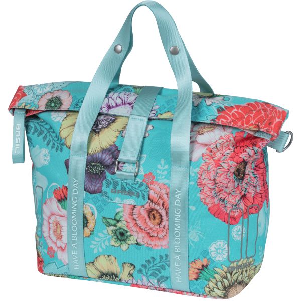 Basil Bloom Field Bicycle Handbag - Durable, imperméable, bleu