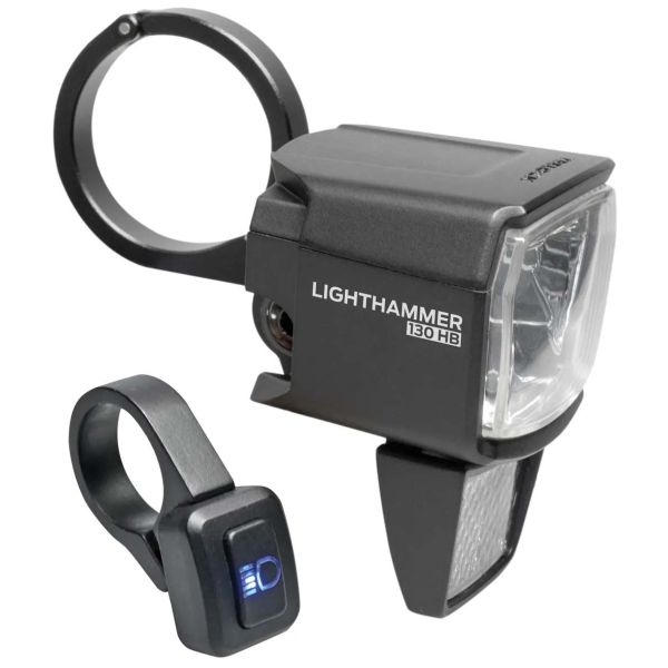 Trelock Headlight Lighthammer LS 930-HB E-B 12V DC 130 Lux