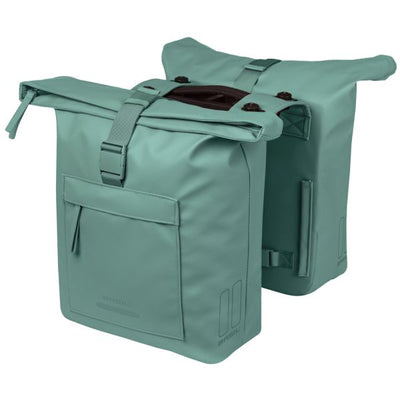 Sacoche de vélo double Basil brooklyn mik 41l 14 x 30 x 37 cm - vert