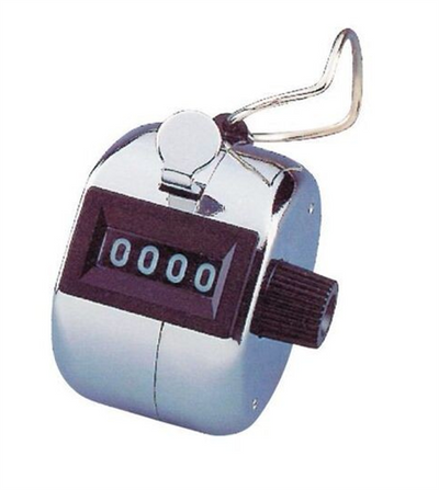 Compteur de pièce à main 4 chiffres