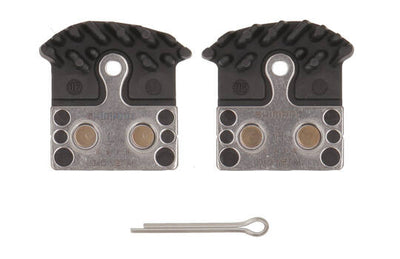 Bloc de frein à disque Shimano Ensemble de métal J04C avec ailettes de refroidissement