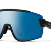 Smith Lunes Miroir bleu polarisé noir chromapop noir
