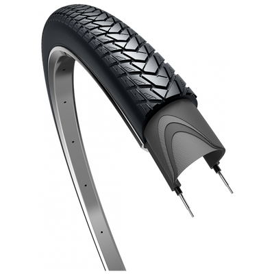 Edge Tire Traveler Basic 28 x 1,60 42-622 noir avec réflexion