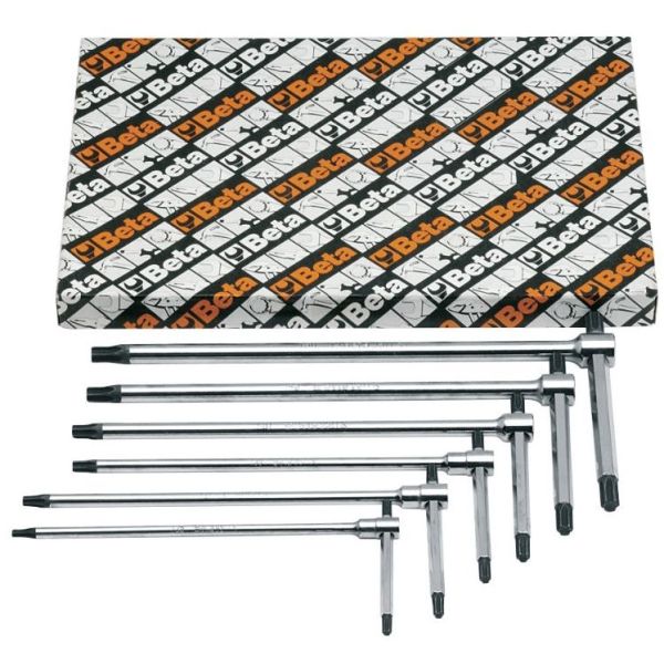 Beta Torx Sift Keys Set Tools 951TX S6 avec poignée (6 pièces)