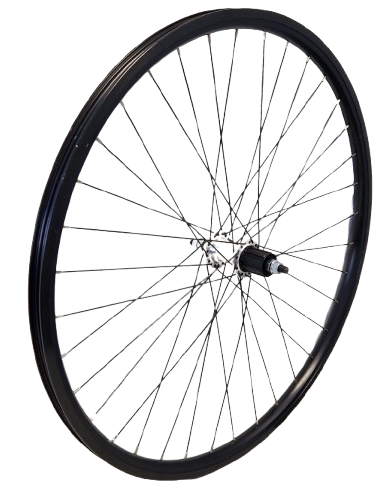 KGS Roue arrière 28 pouces (622) Cassette noire 8-10 Axe fixe de vitesse