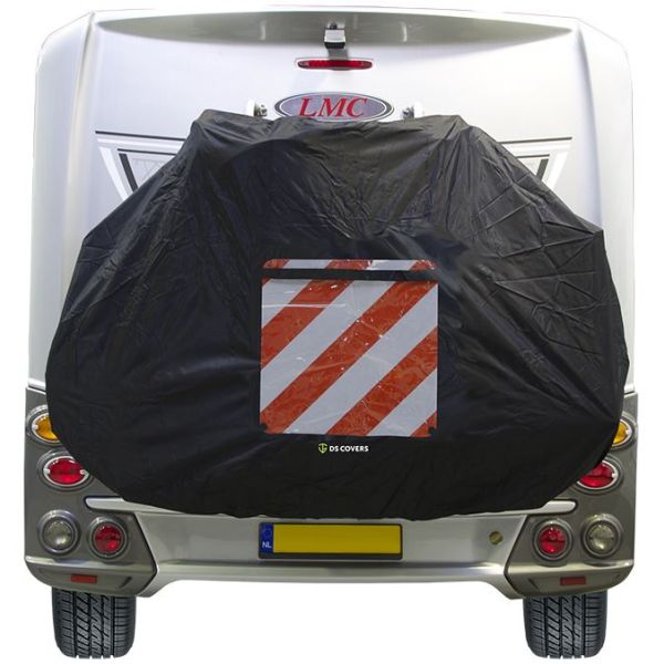 DS couvre la couverture du transporteur de vélo avec dangerBorde Holder Black