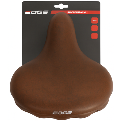 Bicycle Saddle Urban XL - Matt Dark Brown (sur carte)