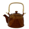 Théière Clayre eef avec filtre céramique marron jaune ø14x12cm 750ml
