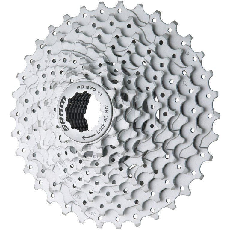 GSU PG-970 Cassette 9 vitesses 11-34 dents argent 00.0000.200.394
