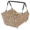 Panier de vélo de basilic Cento Rattan Look multi-systèmes 40 x 25 x 12 cm - Merdoiselle