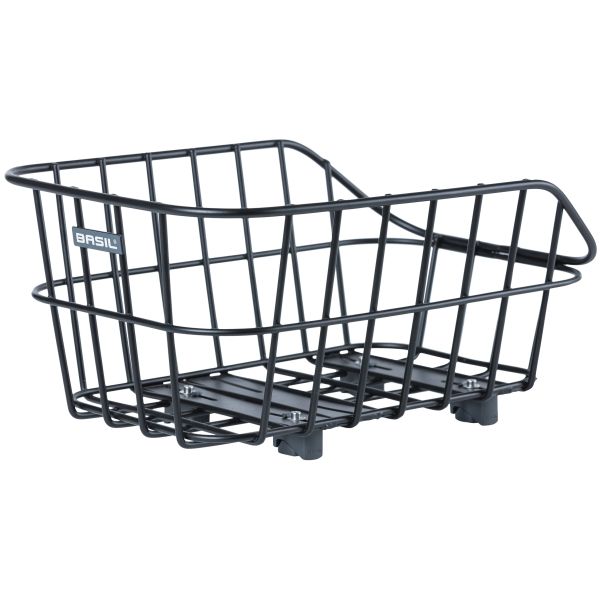 Basil Cento Alu WSL - panier arrière - 22 litres - noir mat