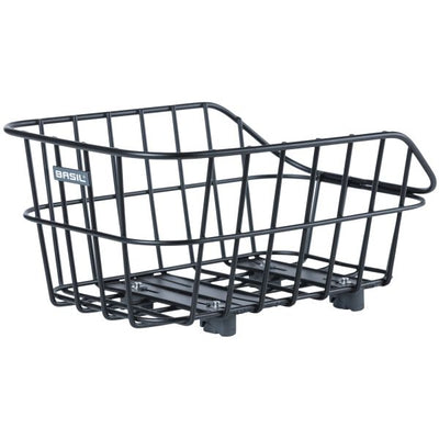 Basil Cento Alu WSL - panier arrière - 22 litres - noir mat