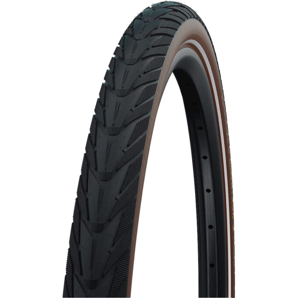 Deli Tire Flyde 37-622 28x1.40 700x35c Black-Brown SA-234 Breaker Reflection
