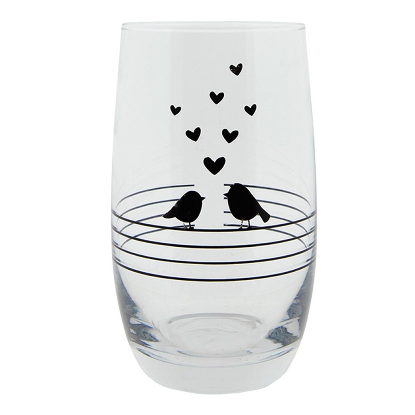 Clayre eef verre à boire oiseaux 320ml