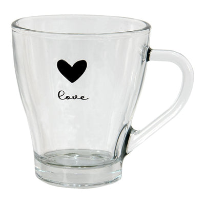 Verre à thé Clayre eef coeur 200ml