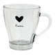 Verre à thé Clayre eef coeur 200ml