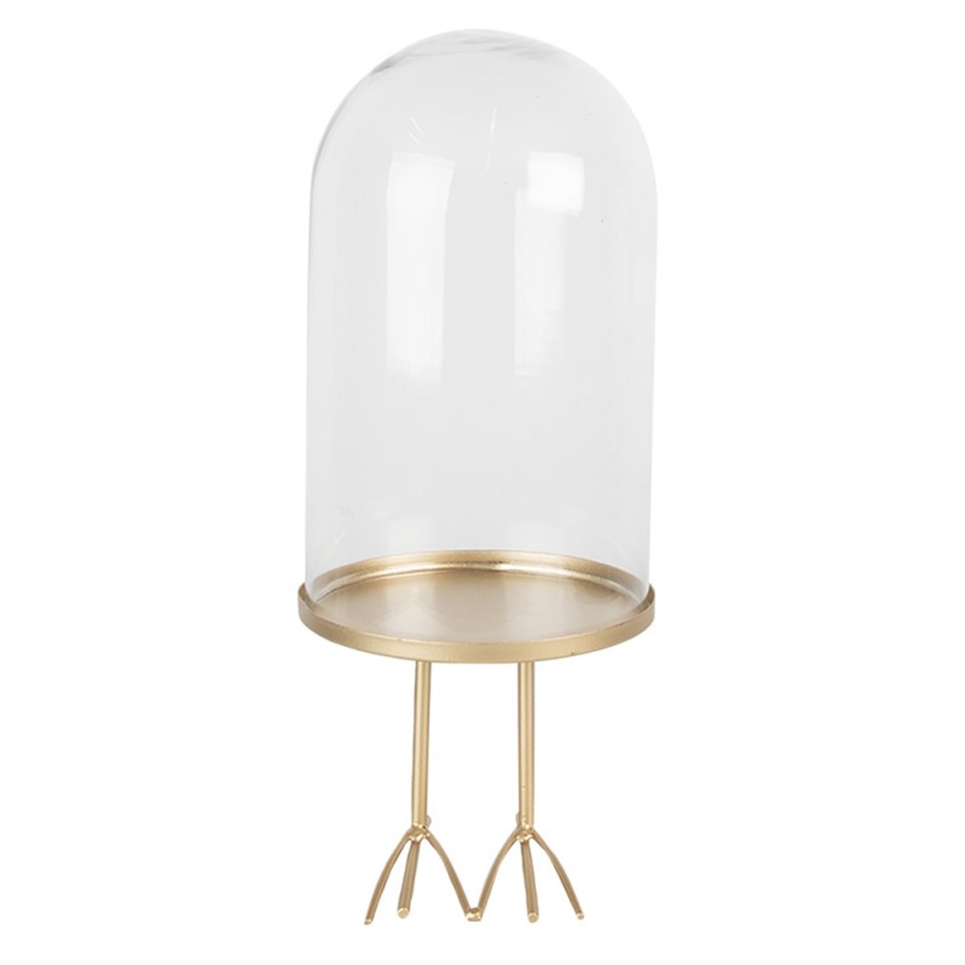 Cloche Clayre eef sur pieds ø13x30cm