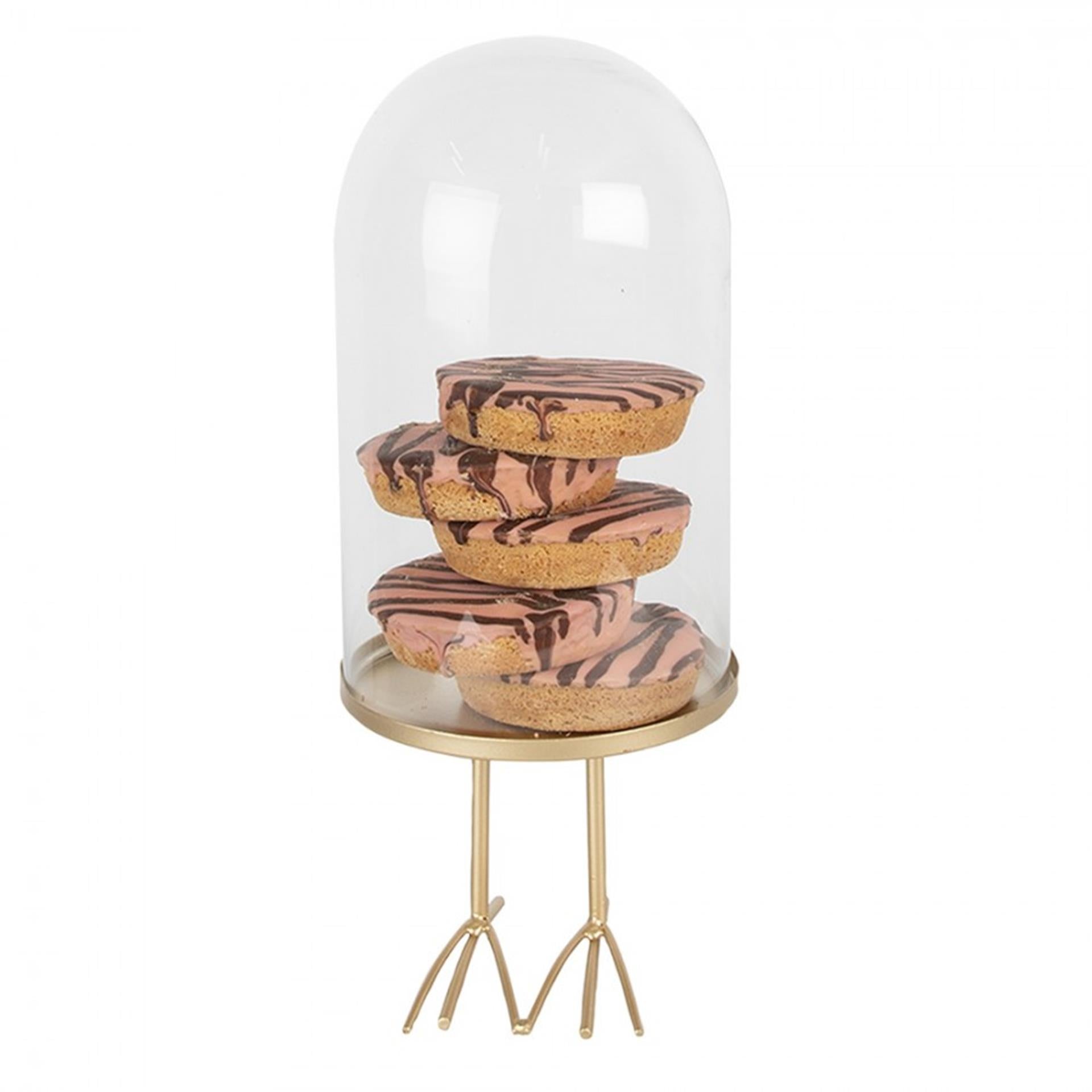 Cloche Clayre eef sur pieds ø13x30cm