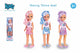 Nancy pop avec look métallique en 3 couleurs