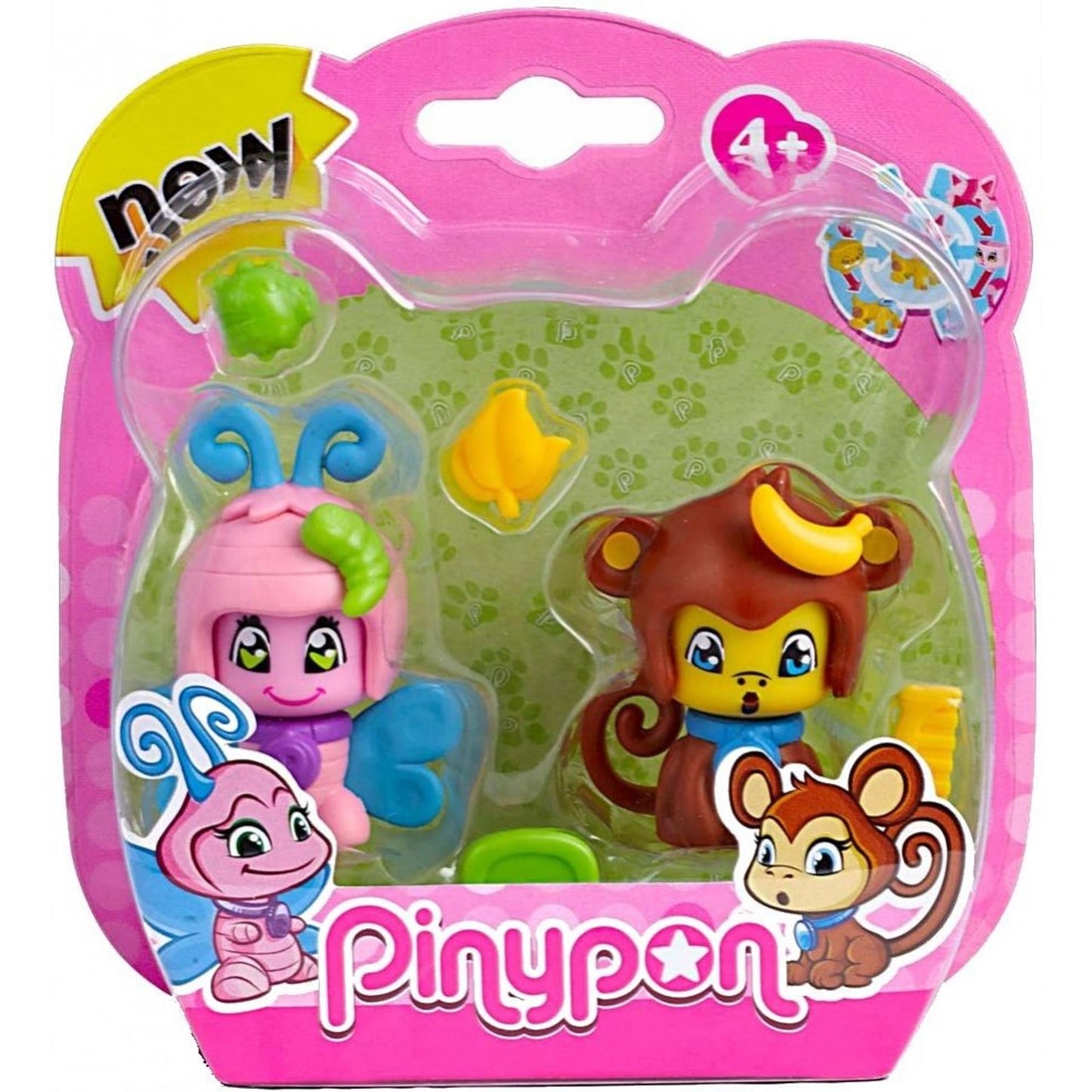 Pinypon animal de compagnie 4,5 cm, paquet de 2